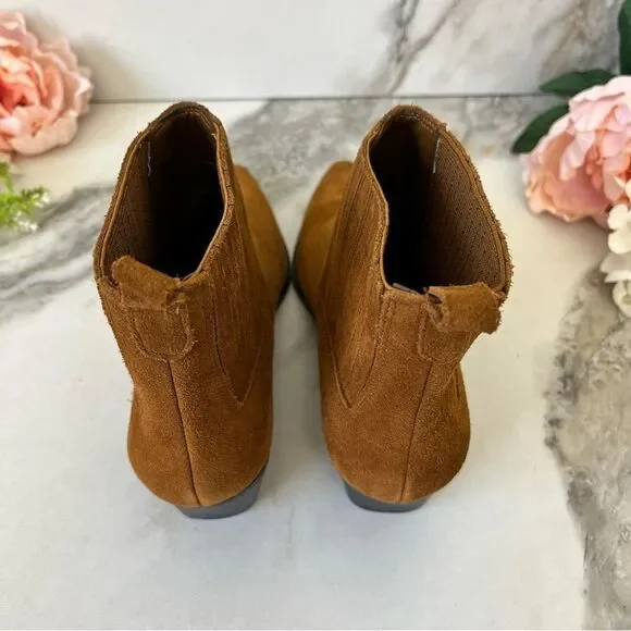 MARC FISHER Yarita Pointed Toe Bootie In Cognac Leather Size 6 NEW - Picture 10 of 14